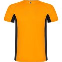 Shanghai sportowa koszulka dziecięca z krótkim rękawem fluor orange, czarny (K65959AO)