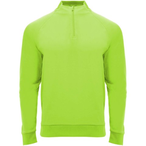 Epiro dziecięca bluza z długim rękawem i zamkiem błyskawicznym 1/4 fluor green (K11155BN)