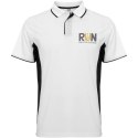 Montmelo koszulka polo unisex z krótkim rękawem biały, czarny (R04218R1)