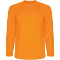 Męska koszulka sportowa Montecarlo z długim rękawem fluor orange (R04153L2)