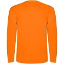 Męska koszulka sportowa Montecarlo z długim rękawem fluor orange (R04153L2)