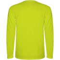 Męska koszulka sportowa Montecarlo z długim rękawem fluor yellow (R04151C1)