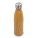 Butelka termiczna Woody 500 ml, brązowy