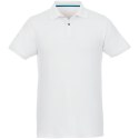 Beryl short sleeve men's organic recycled polo biały (37502010)