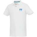 Beryl short sleeve men's organic recycled polo biały (37502011)