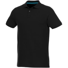 Beryl short sleeve men's organic recycled polo czarny (37502990)