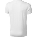 Kawartha short sleeve men's organic V-neck t-shirt biały (38016010)