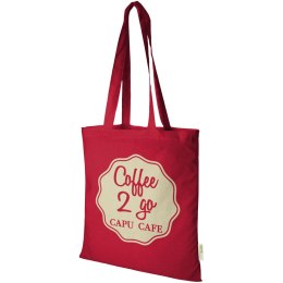 Orissa 100 g/m² organic cotton tote bag 7L czerwony (12049121)