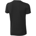 Kawartha short sleeve men's organic V-neck t-shirt czarny (38016992)