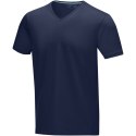 Kawartha short sleeve men's organic V-neck t-shirt granatowy (38016491)