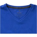 Kawartha short sleeve women's organic V-neck t-shirt niebieski (38017440)