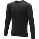 Ponoka long sleeve men's organic t-shirt czarny (38018992)