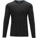 Ponoka long sleeve men's organic t-shirt czarny (38018992)