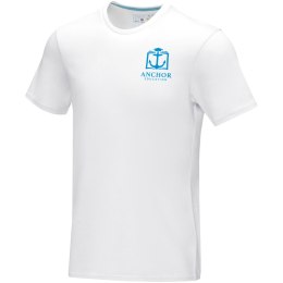 Azurite short sleeve men's organic t-shirt biały (37506010)