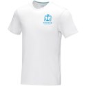 Azurite short sleeve men's organic t-shirt biały (37506013)