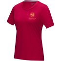 Azurite short sleeve women's organic t-shirt czerwony (37507253)