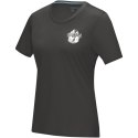 Azurite short sleeve women's organic t-shirt szary sztormowy (37507891)