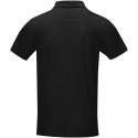 Graphite short sleeve men's organic polo czarny (37508995)