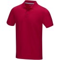 Graphite short sleeve men's organic polo czerwony (37508254)