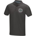 Graphite short sleeve men's organic polo szary sztormowy (37508890)