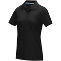 Graphite short sleeve women's organic polo czarny (37509990)