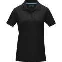 Graphite short sleeve women's organic polo czarny (37509990)