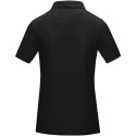 Graphite short sleeve women's organic polo czarny (37509990)