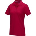 Graphite short sleeve women's organic polo czerwony (37509252)