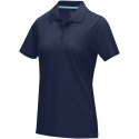 Graphite short sleeve women's organic polo granatowy (37509490)