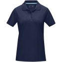 Graphite short sleeve women's organic polo granatowy (37509492)