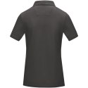 Graphite short sleeve women's organic polo szary sztormowy (37509890)