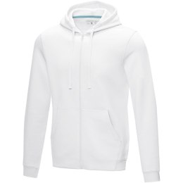 Ruby men's organic recycled full zip hoodie biały (37510010)