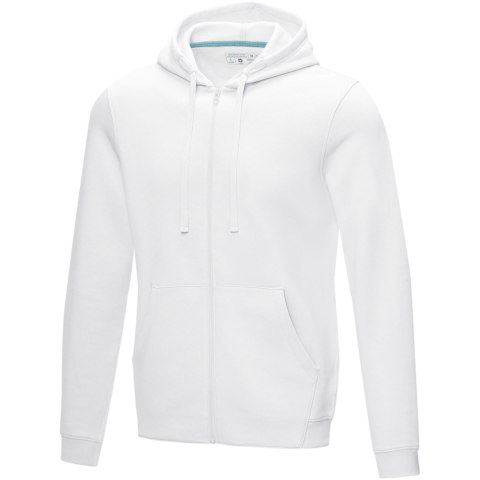 Ruby men's organic recycled full zip hoodie biały (37510012)