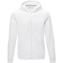 Ruby men's organic recycled full zip hoodie biały (37510013)