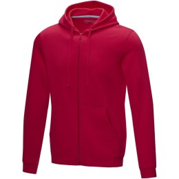 Ruby men's organic recycled full zip hoodie czerwony (37510253)