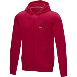 Ruby men's organic recycled full zip hoodie czerwony (37510256)