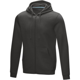 Ruby men's organic recycled full zip hoodie szary sztormowy (37510893)