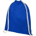 Orissa 140 g/m² organic cotton drawstring bag 5L błękit królewski (12061253)