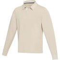 Clyde unisex organic rugby polo sweatshirt oatmeal (38237070)