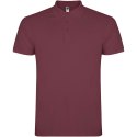 Star koszulka męska polo z krótkim rękawem berry red (R66388U4)