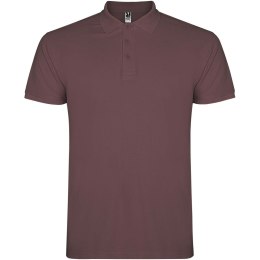 Star koszulka męska polo z krótkim rękawem pale red (R6638A25)