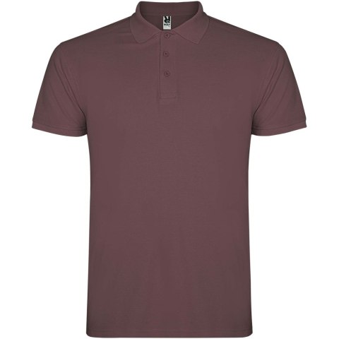 Star koszulka męska polo z krótkim rękawem pale red (R6638A26)