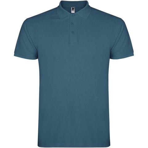 Star koszulka męska polo z krótkim rękawem storm blue (R66388V1)