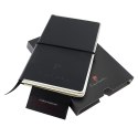 Notes A5 w linie HIGHSCRIBE Pierre Cardin kolor czarny