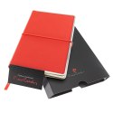 Notes A5 w linie HIGHSCRIBE Pierre Cardin kolor czerwony