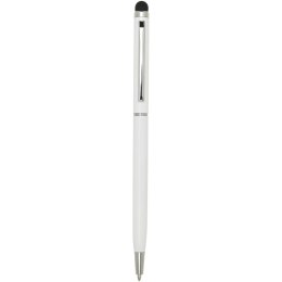 Ore aluminium ballpoint pen with stylus (blue ink) biały (10625601)