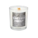 Świeca sojowa 190g Cotton Fresh kolor przeźroczysty