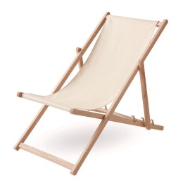 Drewniane krzesło plażowe beżowy (MO6503-13)