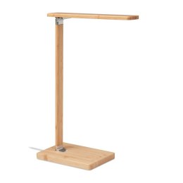 Lampka biurkowa/ładowarka 10W drewna (MO6346-40)