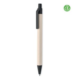 Długopis z kartonu po mleku czarny (MO6822-03)